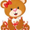 Teddy Bear paint by number