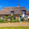 Thatched Cottage paint by number