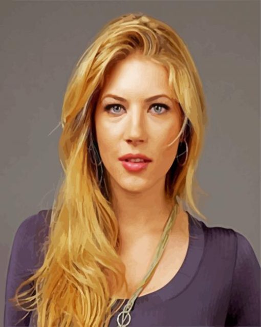 The Actress Katheryn Winnick paint by numbers