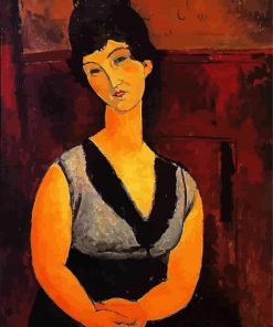 The Beautiful Confectioner Modigliani paint by number