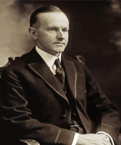 The President Calvin Coolidge paint by numbers