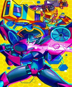 Transformers Illustration Art paint by number