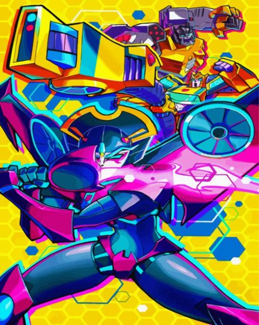 Transformers Illustration Art paint by number