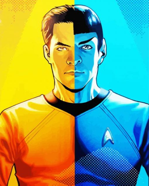 Trek Spock paint by numbers