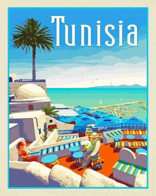 Tunisia paint by number