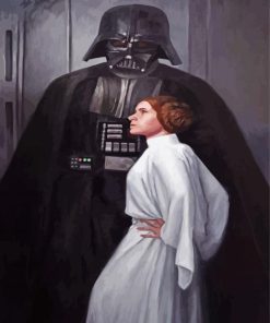 Vader paint by numbers