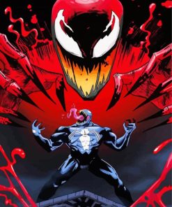 Venom Carnage paint by numbers