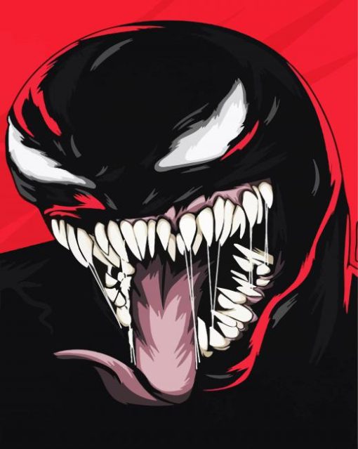 Venom paint by numbers