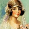 Vintage Deco Bride paint by numbers