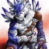 Weregarurumon Anime paint by number