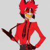 Hazbin Hotel Alastor paint by numbers