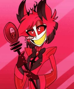 Hazbin Hotel Alastor Character paint by numbers