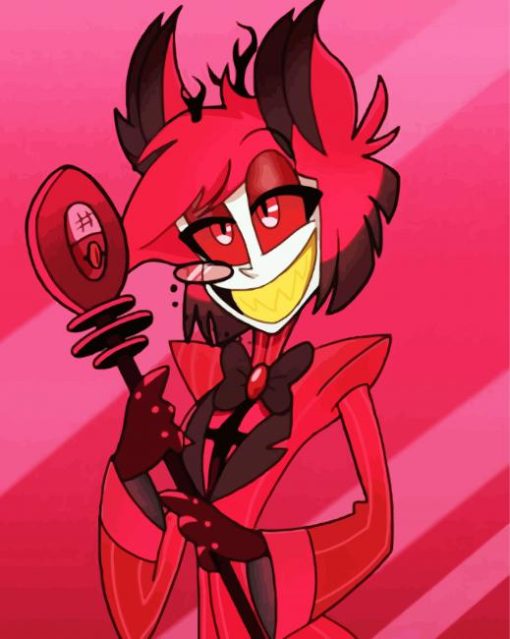 Hazbin Hotel Alastor Character paint by numbers