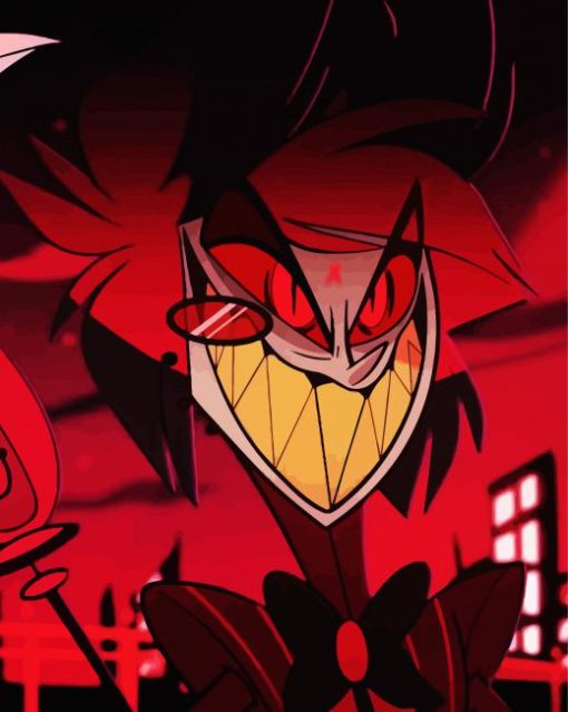 Hazbin Hotel Alastor paint by numbers