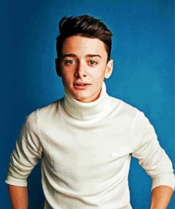 Actor Noah Schnapp paint by numbers