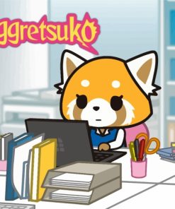 Aggretsuko paint by numbers