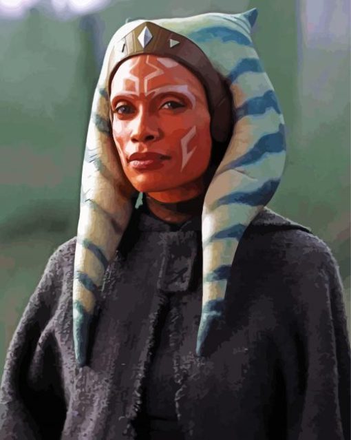 Ahsoka Movie Character paint by number