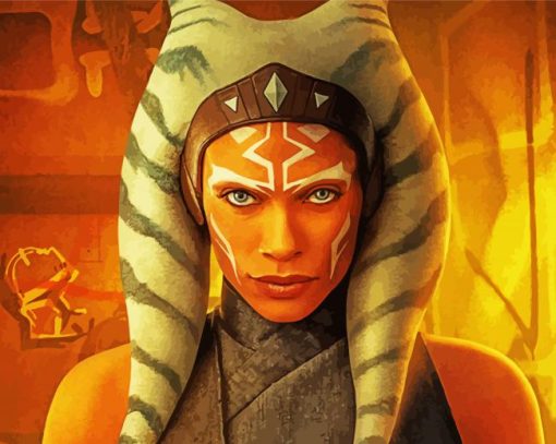 Ahsoka Movie paint by number