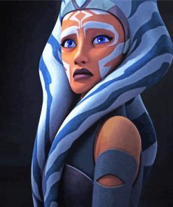 Ahsoka Tano paint by number