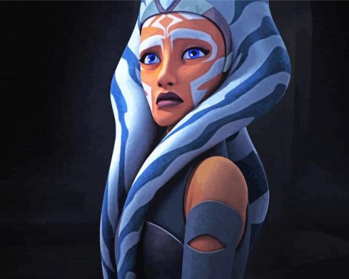 Ahsoka Tano paint by number