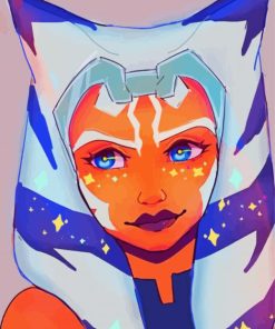 Ahsoka Tano paint by number