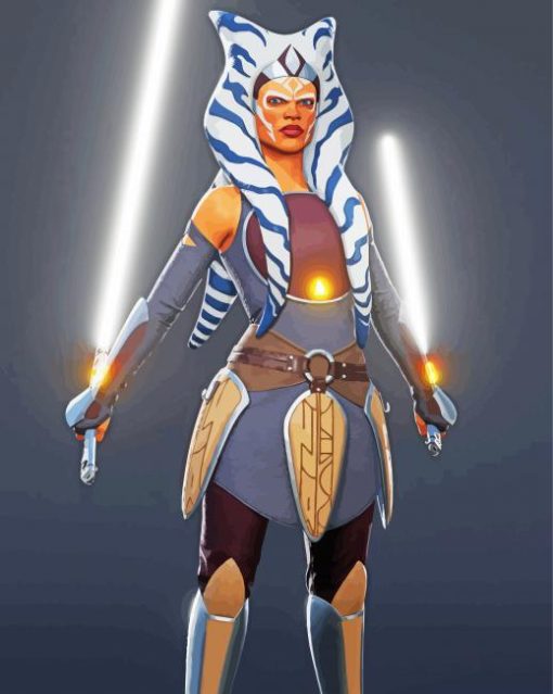 Ahsoka Art paint by number