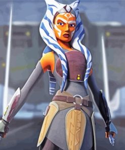 Ahsoka Character paint by number