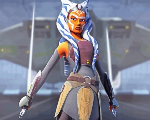 Ahsoka Character paint by number