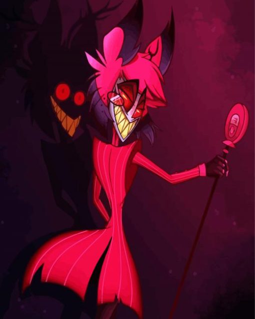 Alastor The Radio Demon Character paint by number