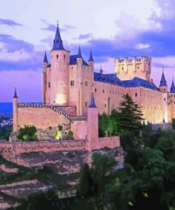 Alcazar De Segovia Spain paint by numbers