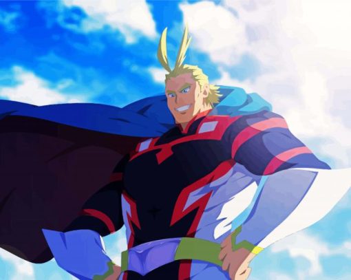 All Might My Hero Academia paint by number