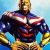 All Might Superhero paint by number