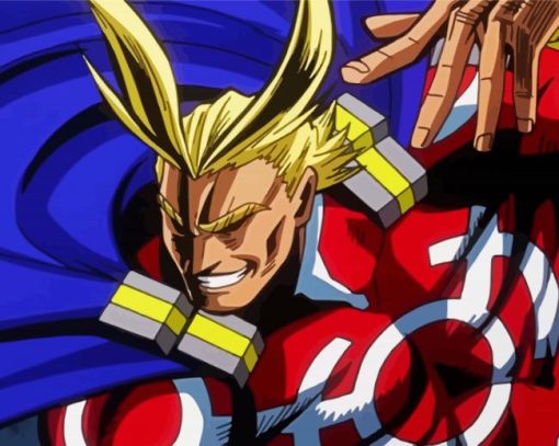 All Might Toshinori paint by number