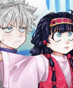 Alluka And Killua Art paint by number