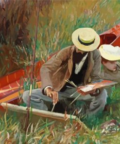 An Out Of Doors Study By Sargent paint by numbers