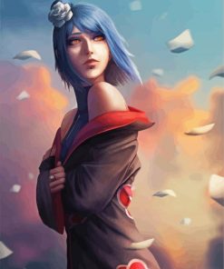 Aesthetic Konan paint by number