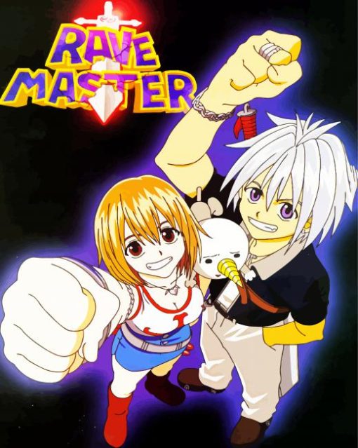 Anime Rave Master paint by number