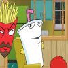 Aqua Teen Hunger Force Characters paint by number