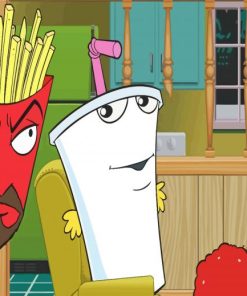 Aqua Teen Hunger Force Characters paint by number