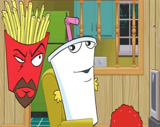 Aqua Teen Hunger Force Characters paint by number