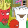 Aqua Teen Hunger Force Cartoon Characters paint by number