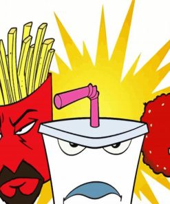 Aqua Teen Cartoon paint by numbers