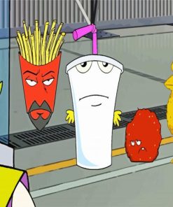 Aqua Teen paint by number