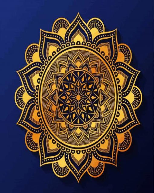 Arabesque Mandala paint by number