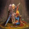 Arthas Menethil And Sylvanas paint by number