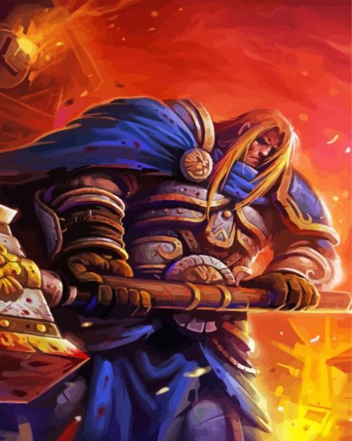 Arthas Menethil Arts paint by numbers