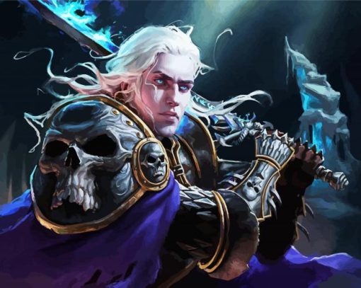 Arthas Menethil Arts paint by number