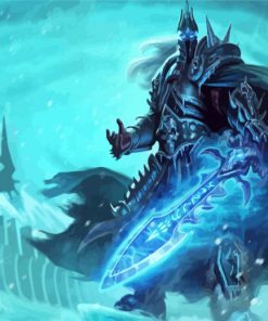 Arthas Menethil Character paint by numbers