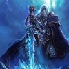 Arthas Menethil With His Sword paint by numbers