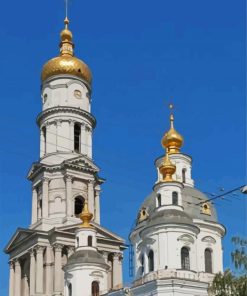 Assumption Cathedral Kharkiv paint by number